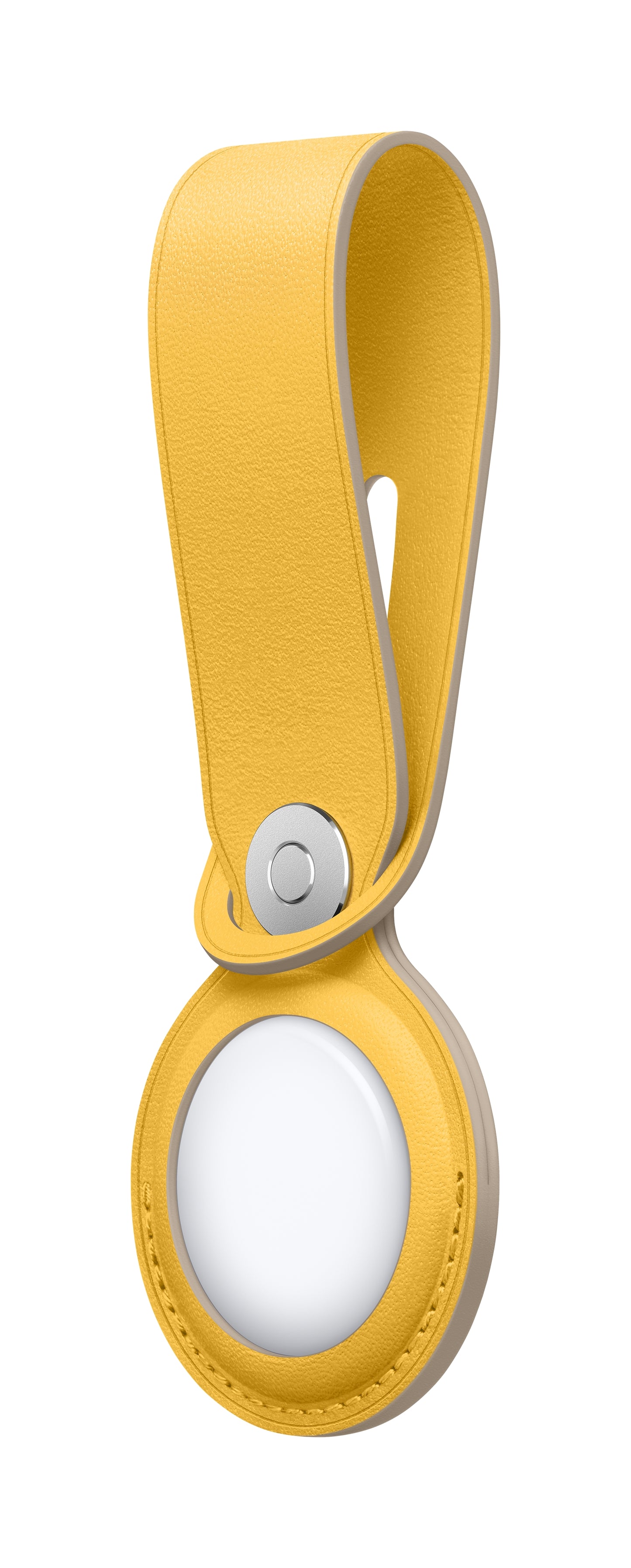 AirTag Leather Loop • Citron Meyer