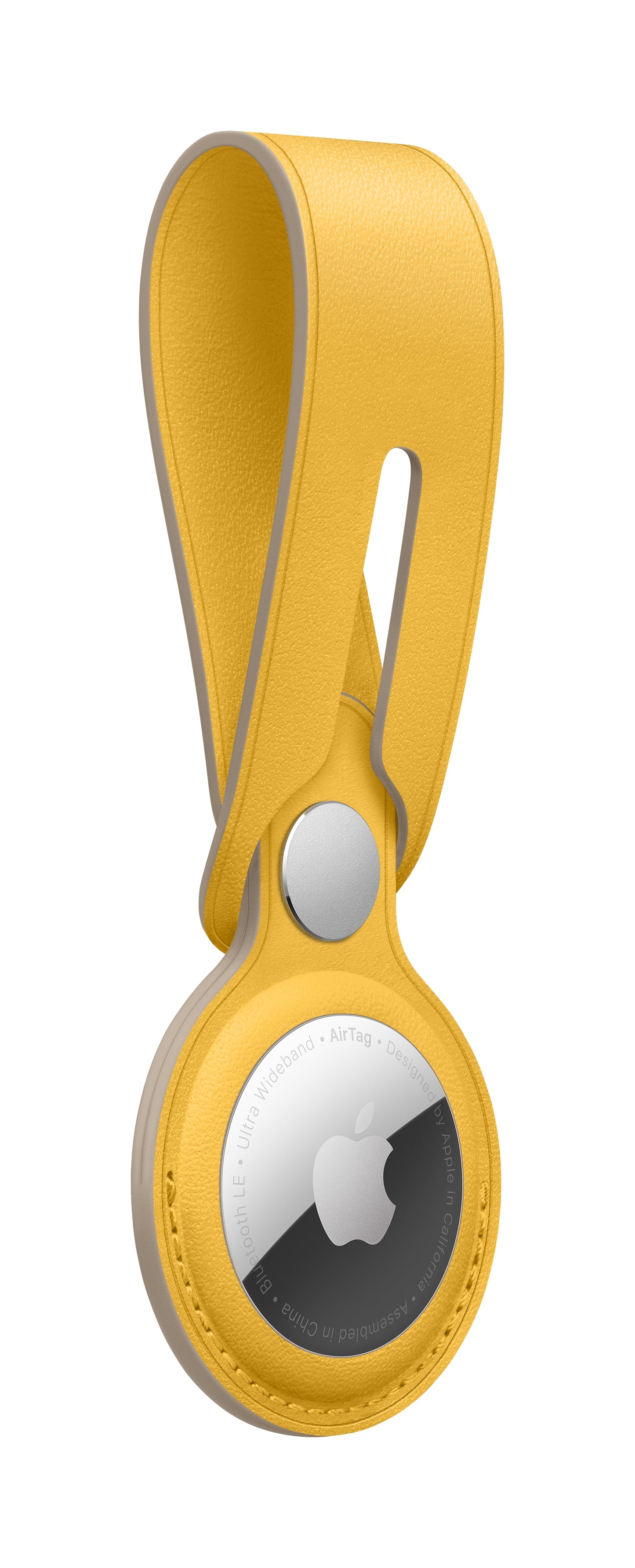 AirTag Leather Loop • Citron Meyer