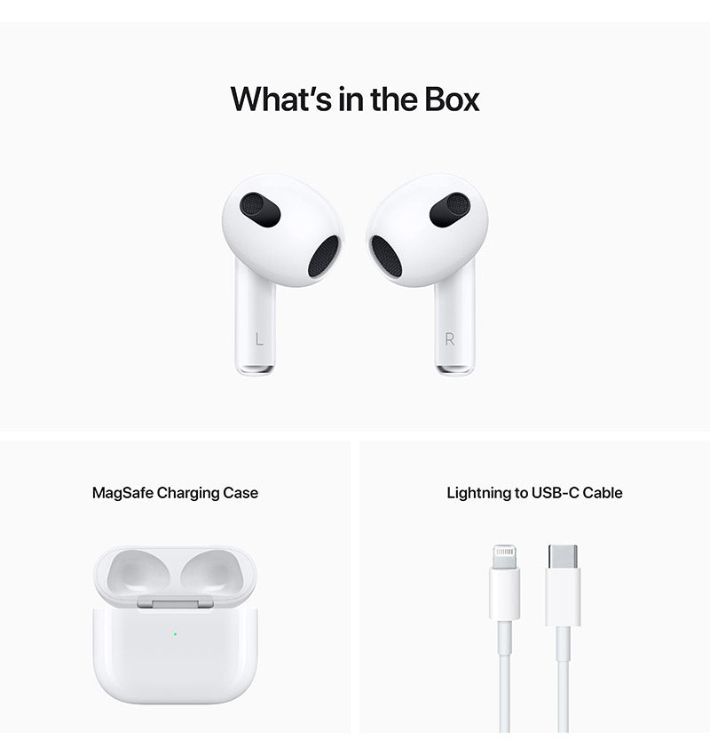 Apple AirPods 3 avec boîtier de charge sans fil