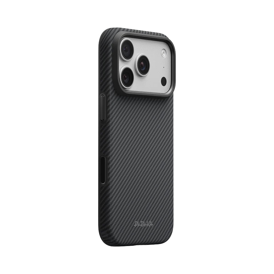 Pitaka Summa Case for iPhone 18 Pro • Noir / Gris