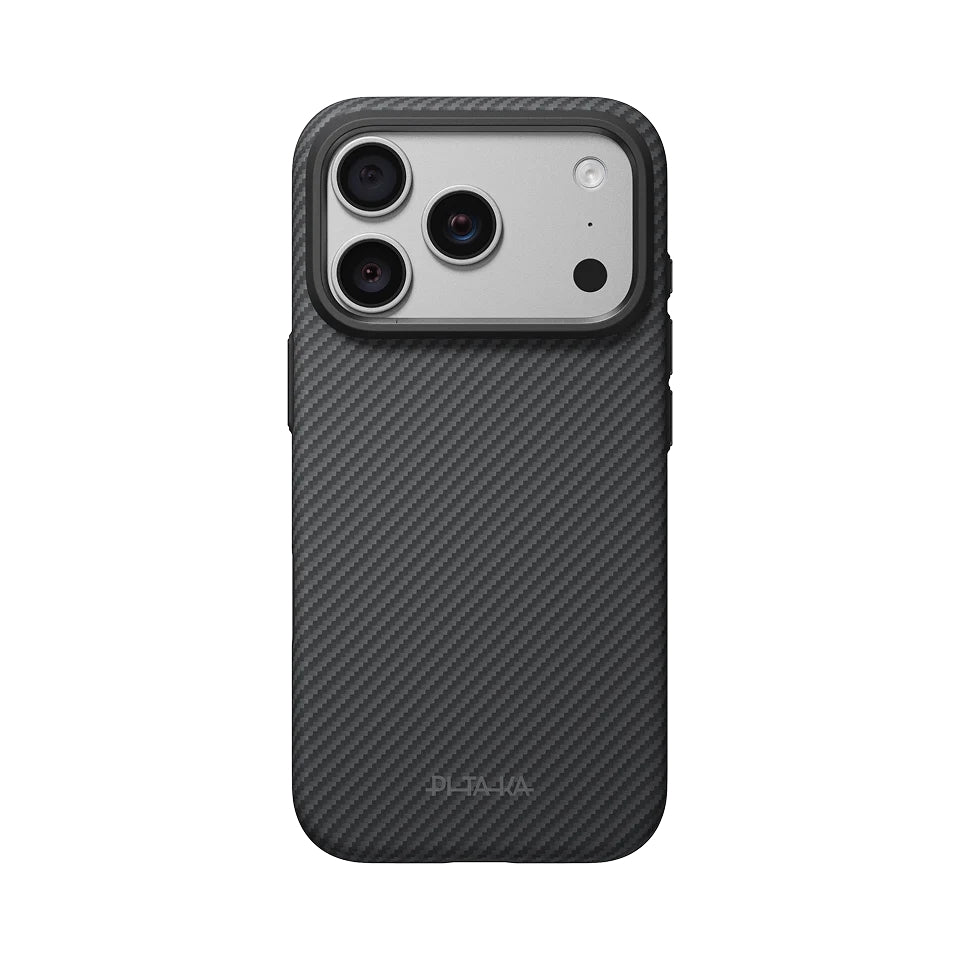 Pitaka Summa Case for iPhone 18 Pro • Noir / Gris