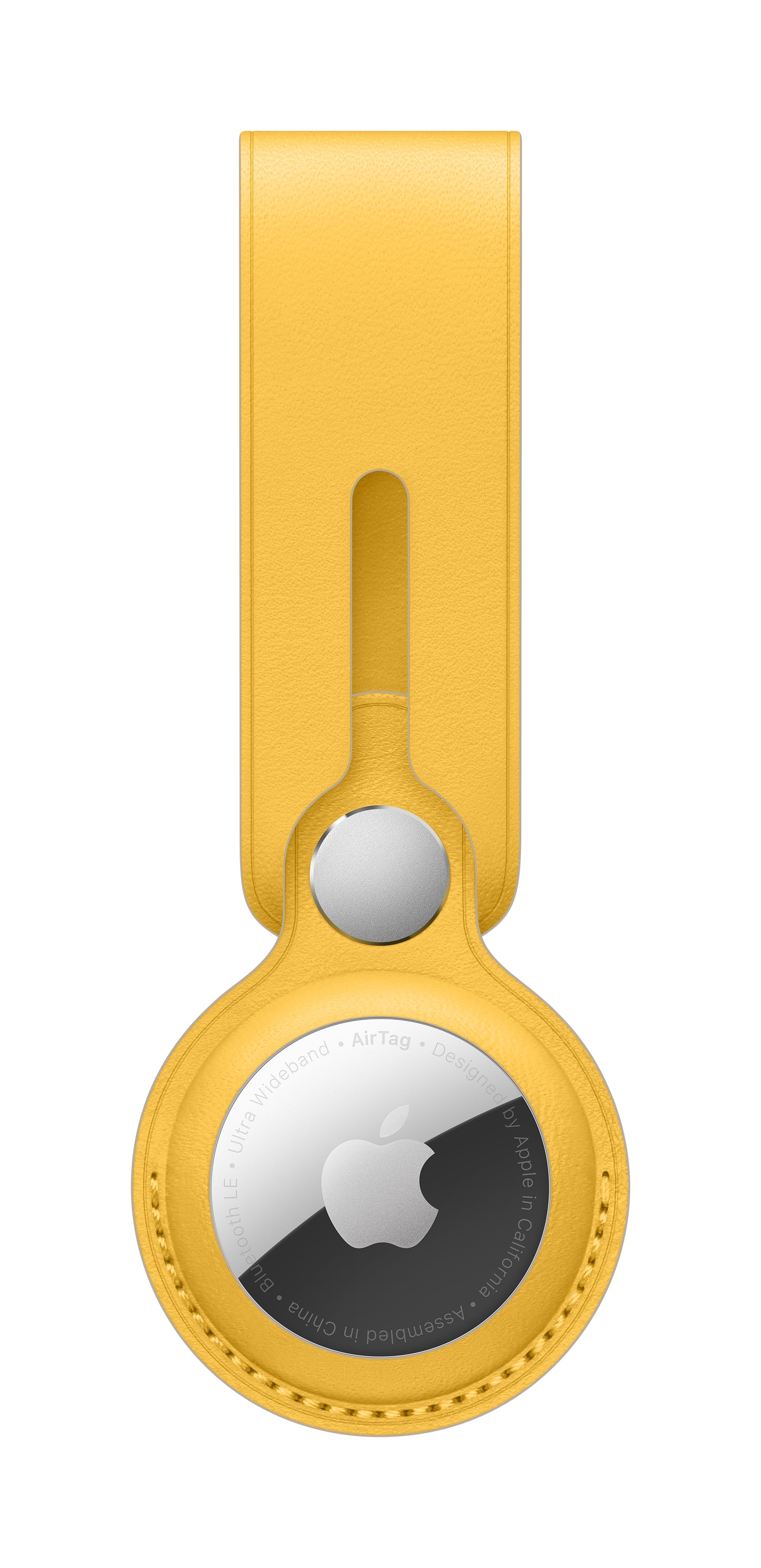 AirTag Leather Loop • Citron Meyer