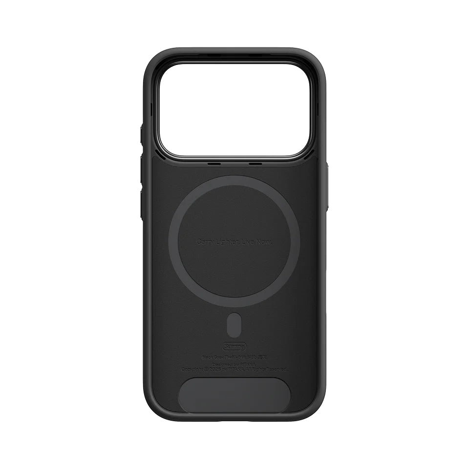 Pitaka Summa Case for iPhone 18 Pro • Noir / Gris