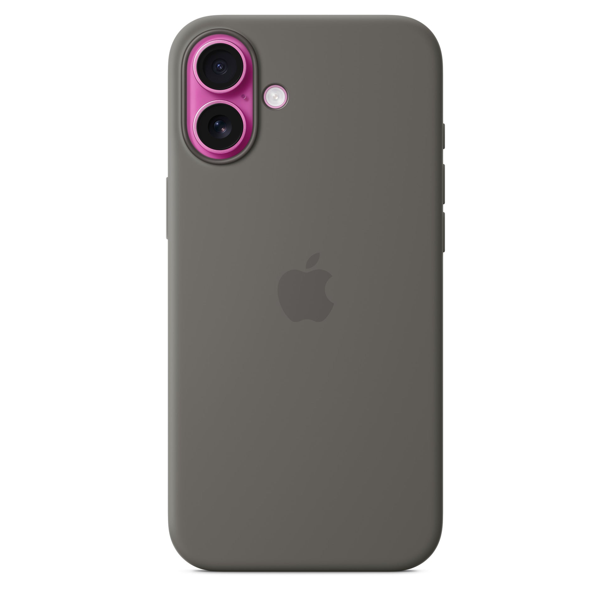 iPhone 16 Plus Coque en Silicone avec MagSafe • Gris Minéral