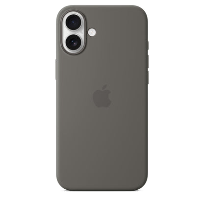iPhone 16 Plus Coque en Silicone avec MagSafe • Gris Minéral