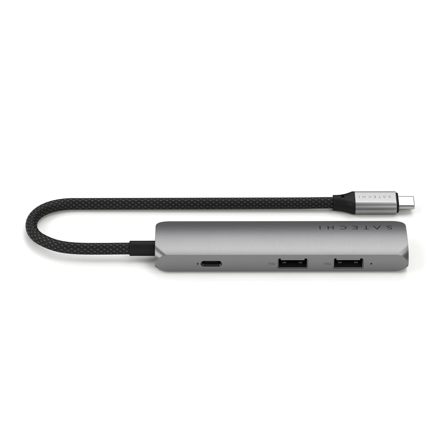 Satechi Adaptateur Multiport USB-C 4 en 1 • Gris Sidéral