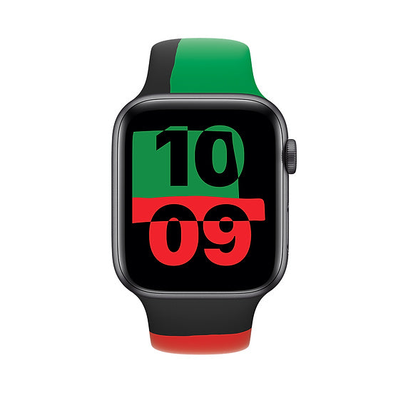 Apple Sport Band pour Apple Watch 42/44mm • Black Unity