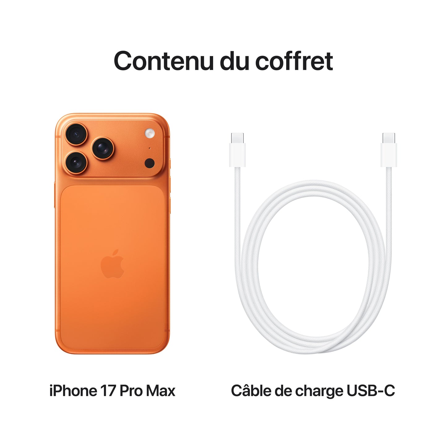 iPhone 17 Pro Max 512 Go Orange cosmique
