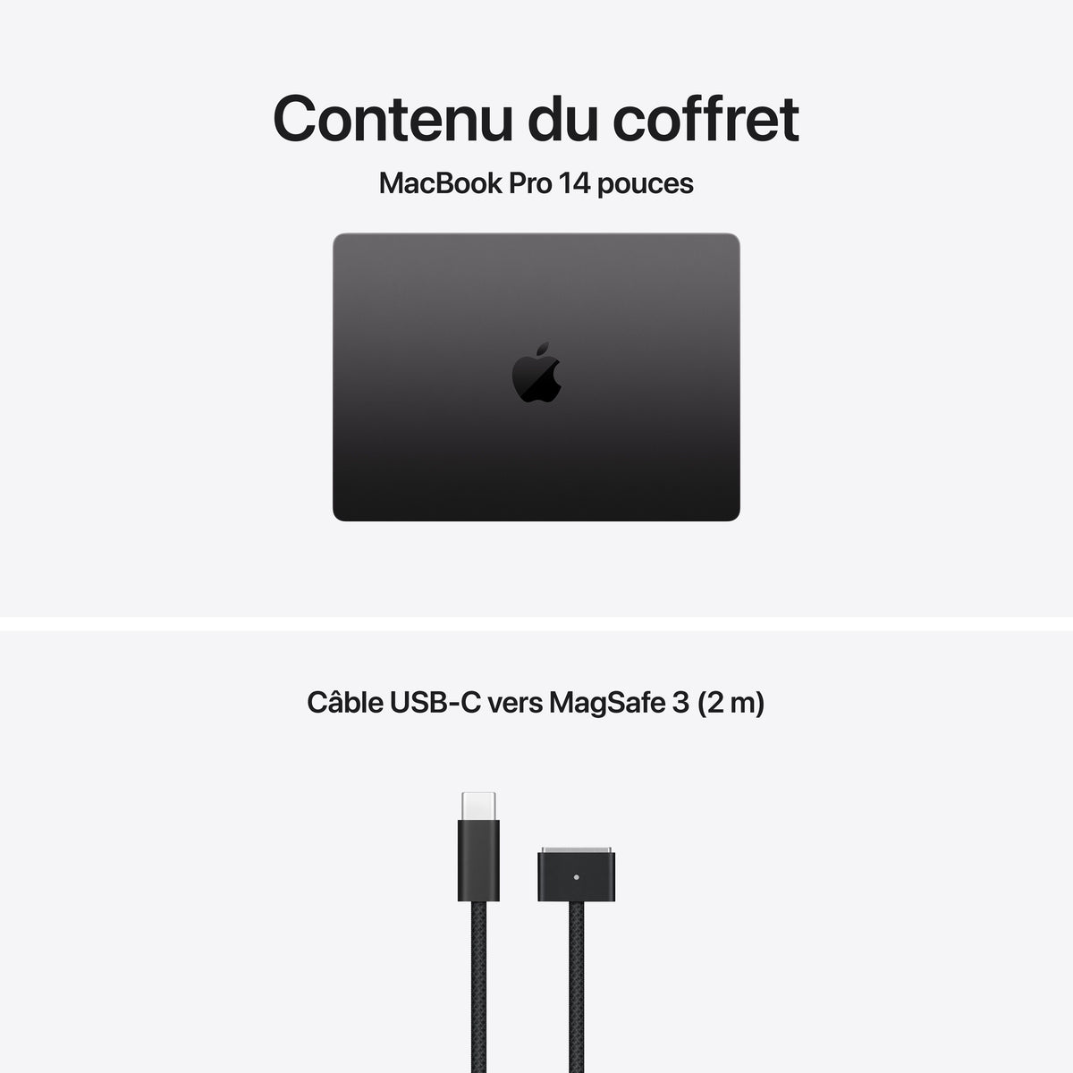 MacBook Pro 14 pouces: Puce Apple M5 avec CPU 10 cœurs et GPU 10 cœurs, 1 To SSD - Noir sidéral