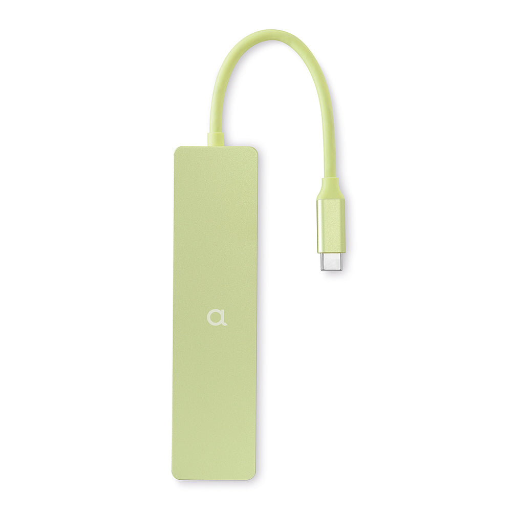 Lineheart • Stream Hub USB-C 7-en-1 pour MacBook Neo • Citrus