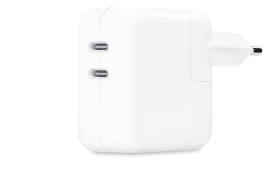 Adaptateur secteur double port USB-C 35 W