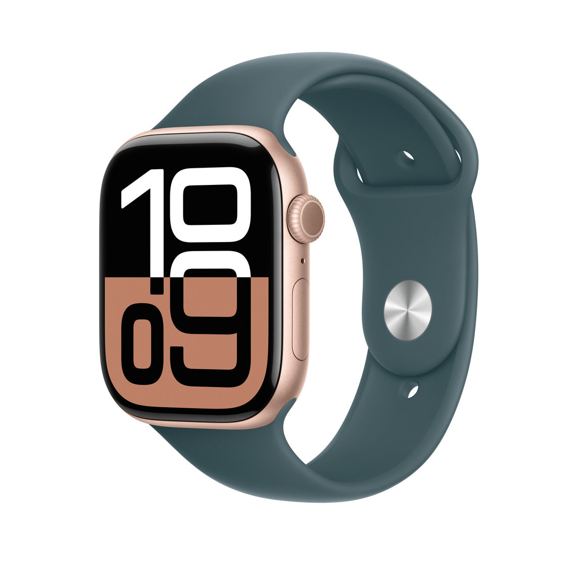 Apple • Bracelet Sport • Vert lacustre S/M 46mm