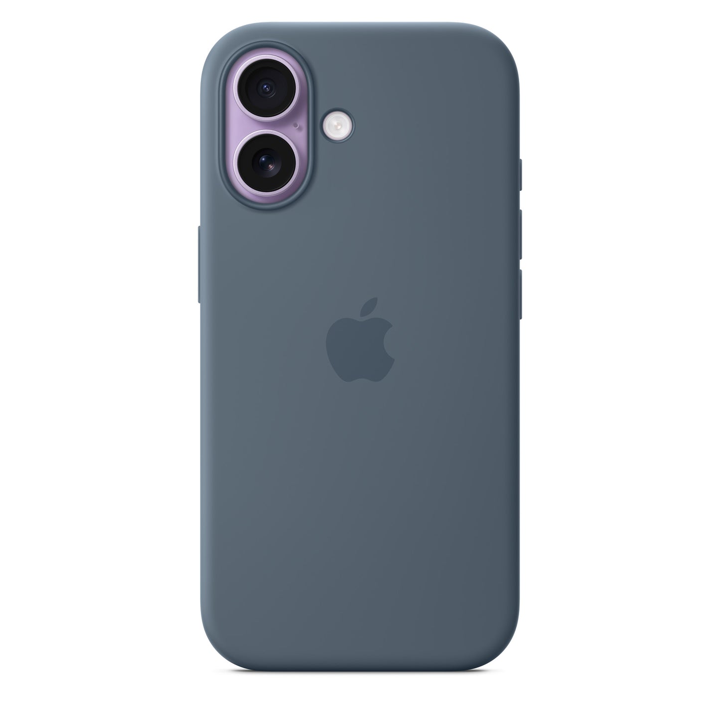 Coque en silicone avec MagSafe pour iPhone 17 - Bleu Maritime