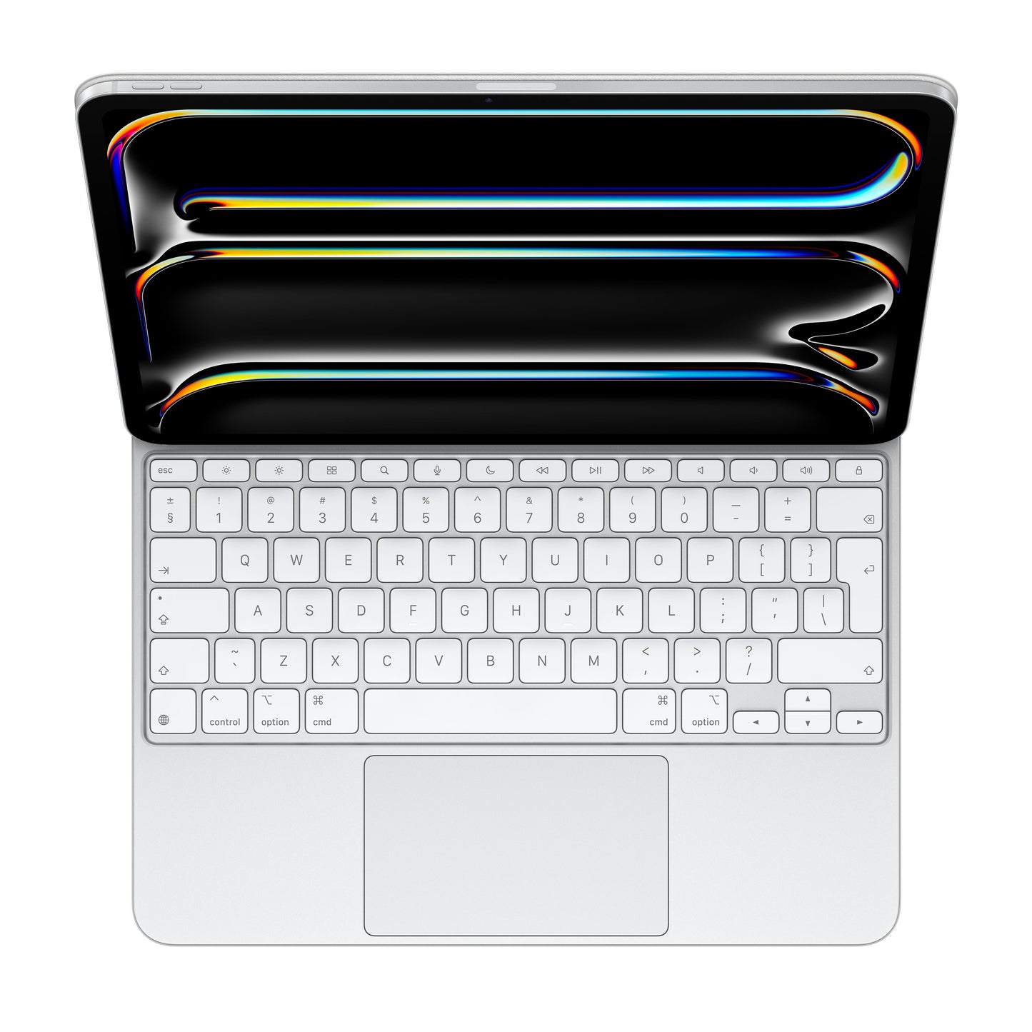 Magic Keyboard pour iPad Pro 13 pouces (M4) - Anglais américain - Blanc