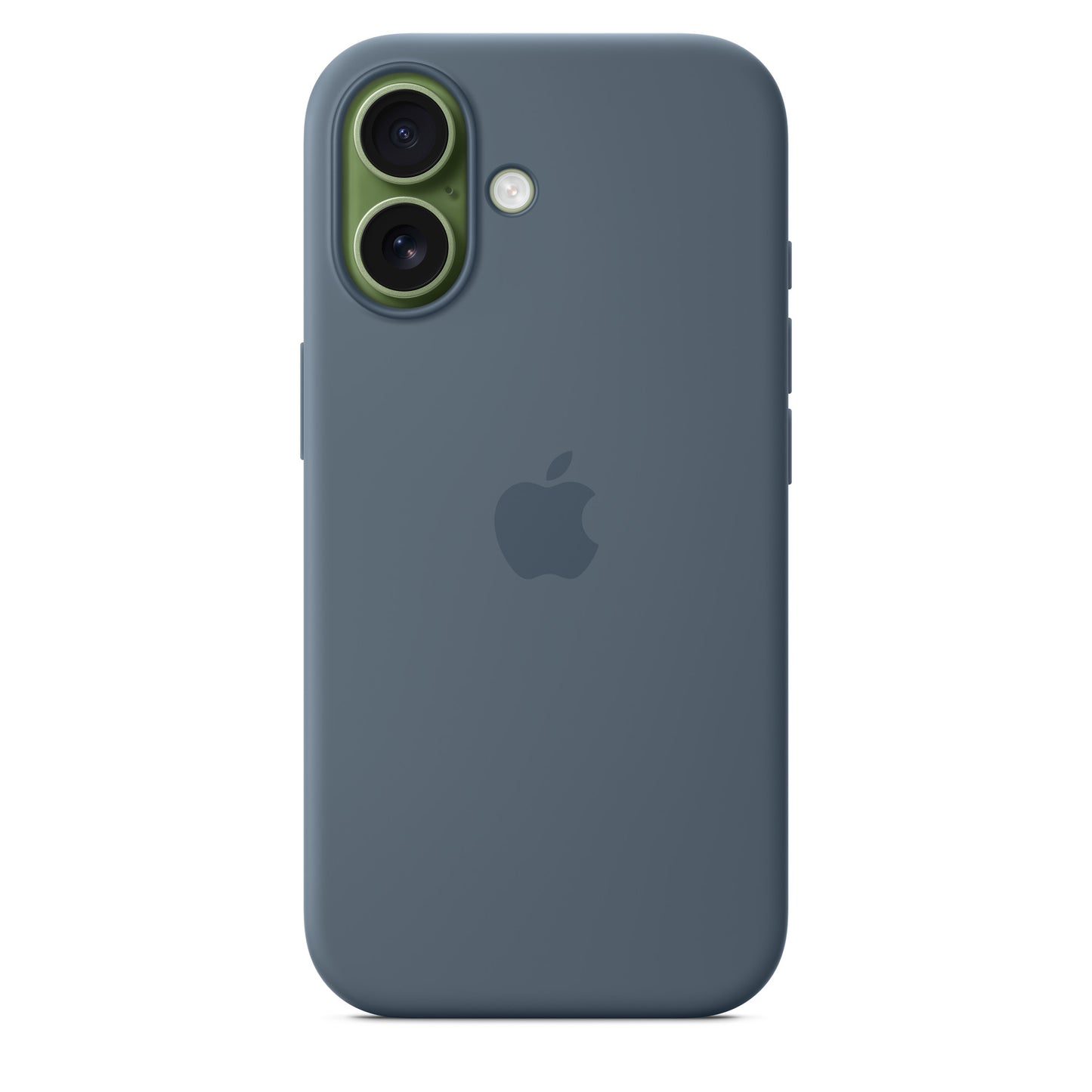 Coque en silicone avec MagSafe pour iPhone 17 - Bleu Maritime