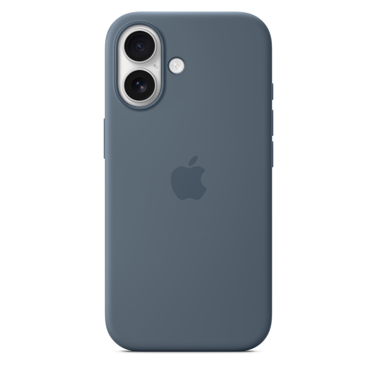 Coque en silicone avec MagSafe pour iPhone 17 - Bleu Maritime