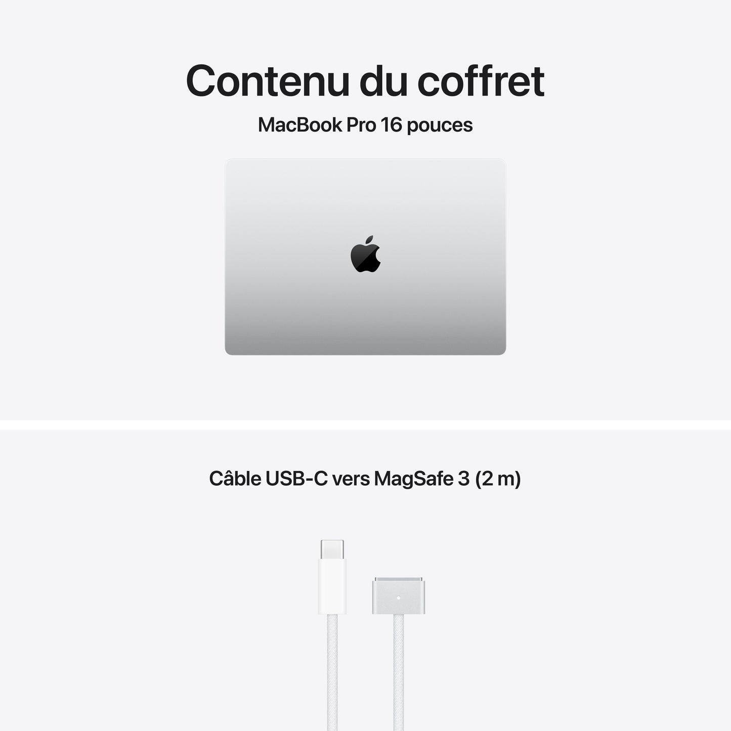 MacBook Pro 16 pouces: Apple M5 Max chip with 18-core CPU and 40-core GPU, 2 To SSD - Argent