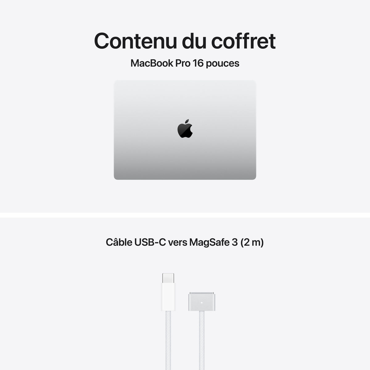 MacBook Pro 16 pouces: Apple M5 Max chip with 18-core CPU and 40-core GPU, 2 To SSD - Argent