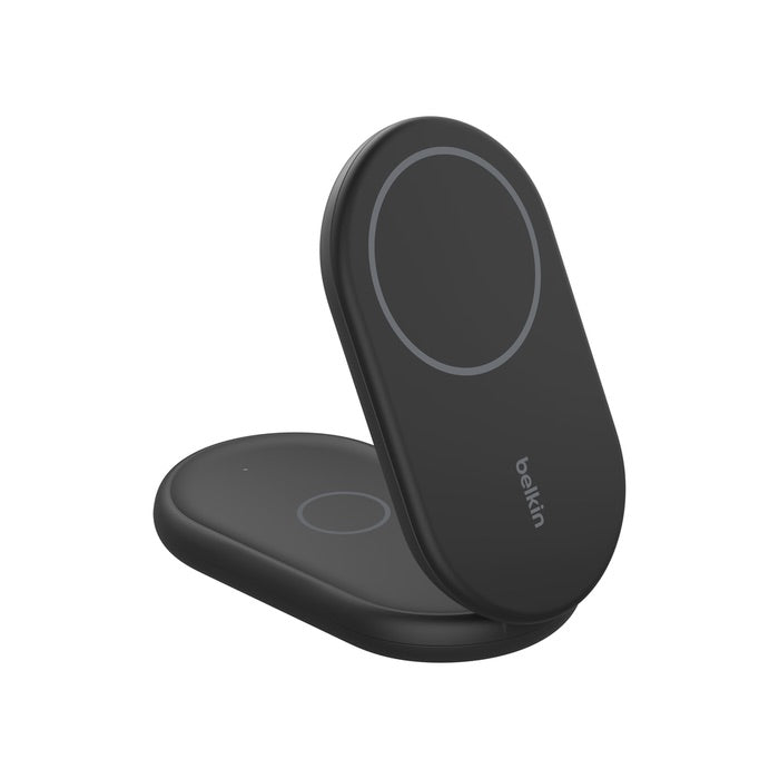 Belkin BoostCharge Pro Stand de charge 2 en 1 • Qi2 • Noir