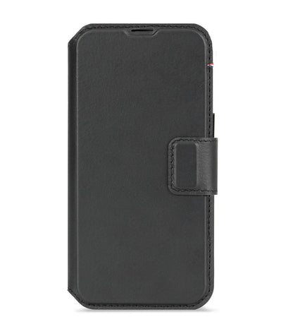 Decoded • Étui Portefeuille Détachable en Cuir pour iPhone 16e • Noir