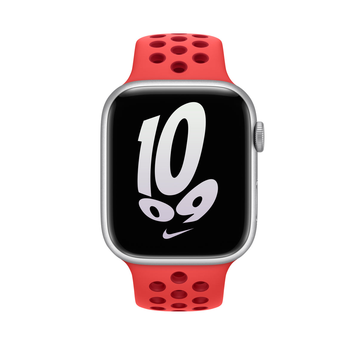 Apple Sport Band Nike 45mm • Bright Crimson/Gym Red