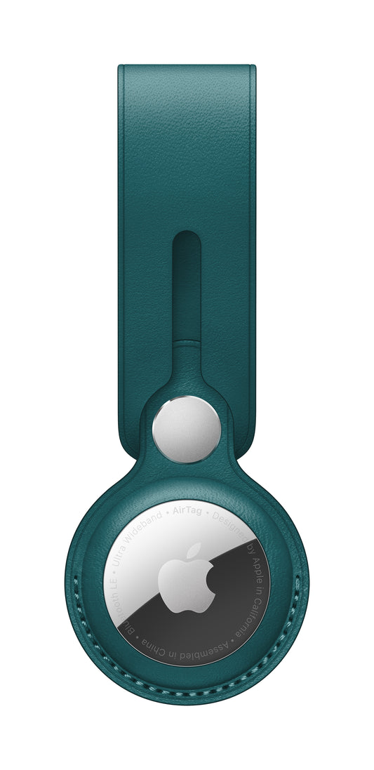 AirTag Leather Loop • Vert Foret