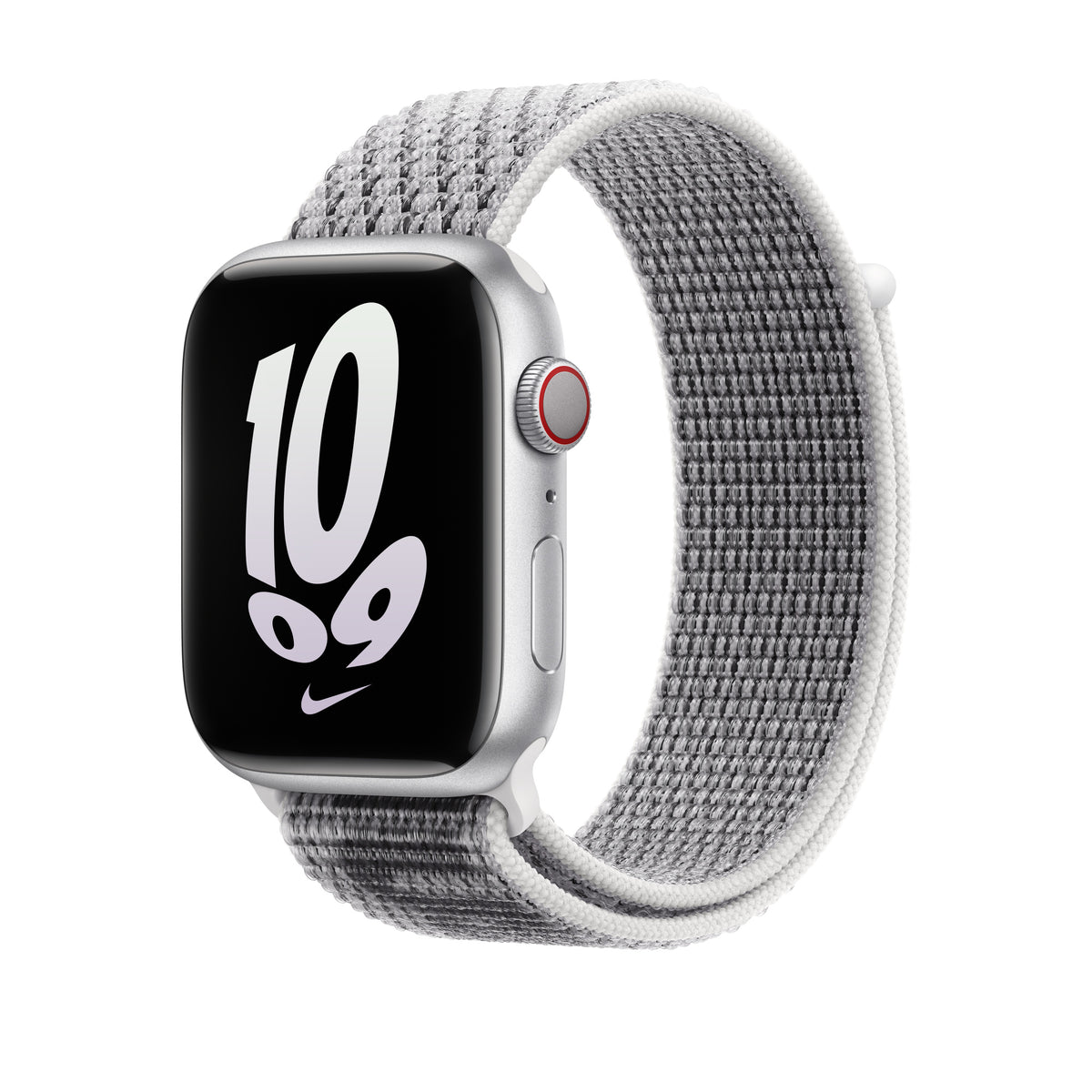 Apple Sport Loop Nike 45mm • Summit White/Black
