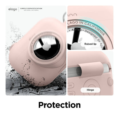 ELAGO Airpods 3 • Coque avec emplacement pour Airtag • Rose des sables