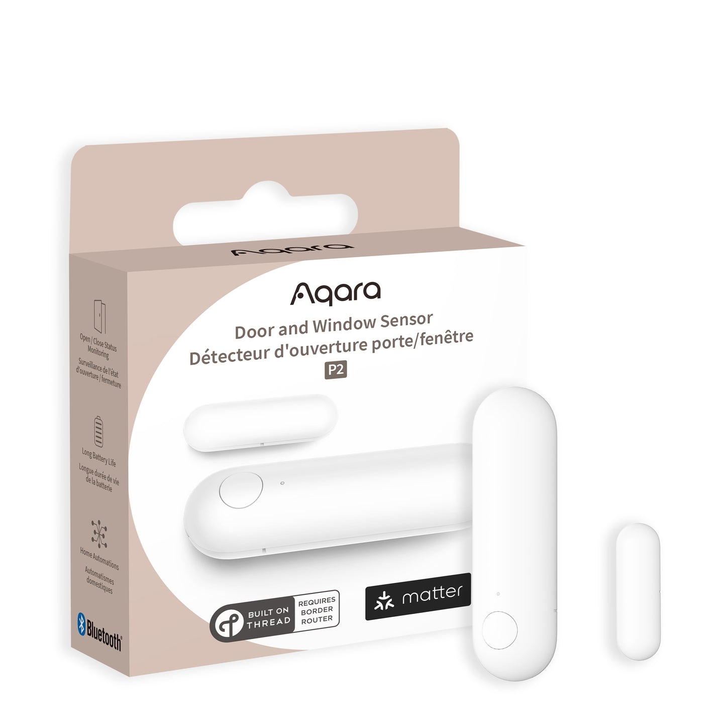 Aqara Capteur d'ouverture porte et fenêtre P2