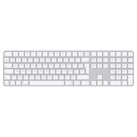 Apple Magic Keyboard Numérique avec Touch ID • Français • Blanc (Lightning)