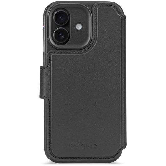 Decoded • Etui Portefeuille amovible pour iPhone 17 • Noir