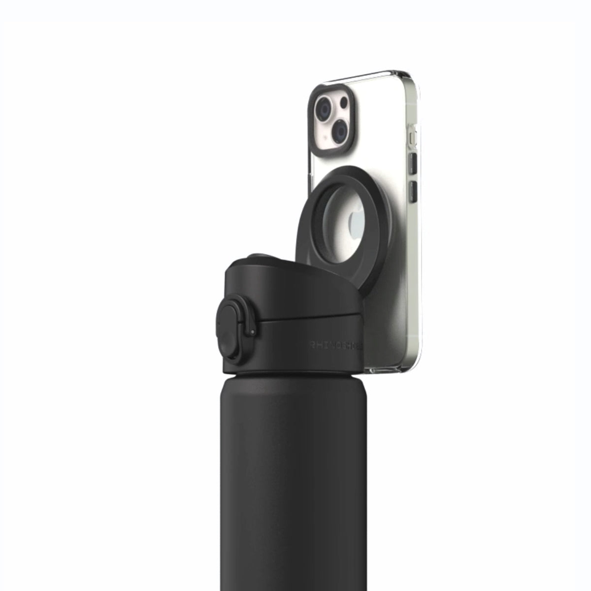 RhinoShield • AquaStand • Acier inoxydable L 700 ml (Sans paille) • Noir