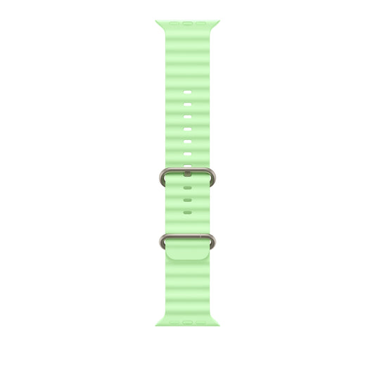 Apple Bracelet Océan • 49mm • Naturel • Vert Fluo