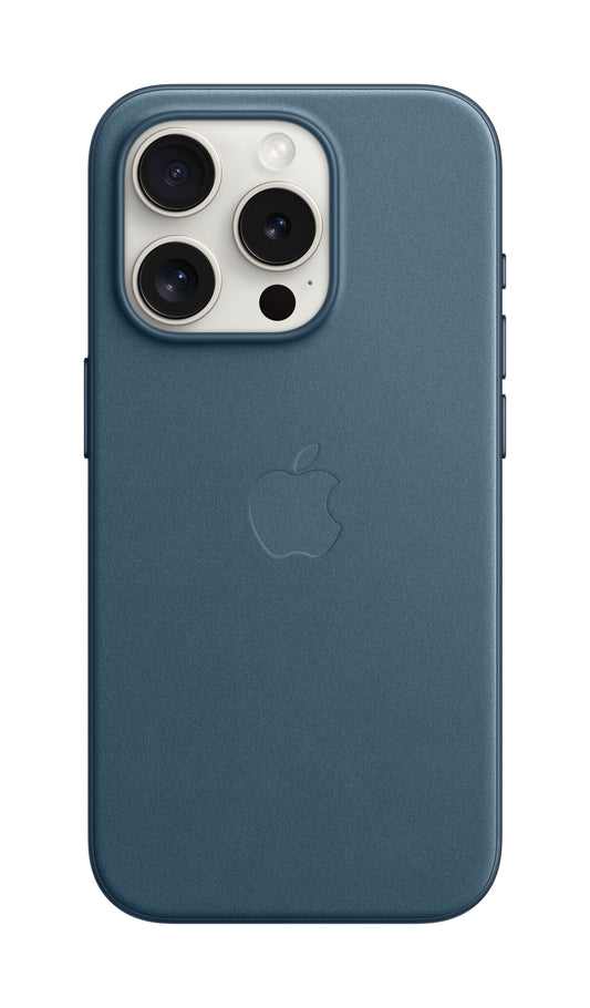 Apple Coque en tissage fin avec MagSafe pour iPhone 15 Pro • Bleu Pacifique