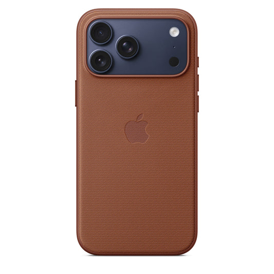 Coque en tissage technique avec MagSafe pour iPhone 17 Pro Max - Sienne