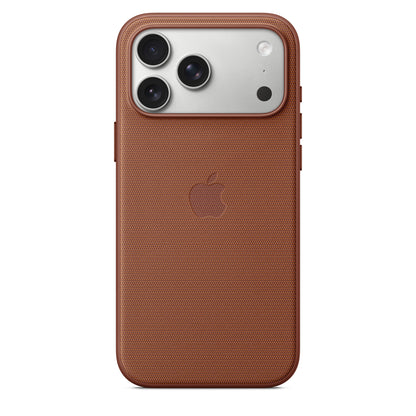 Coque en tissage technique avec MagSafe pour iPhone 17 Pro Max - Sienne