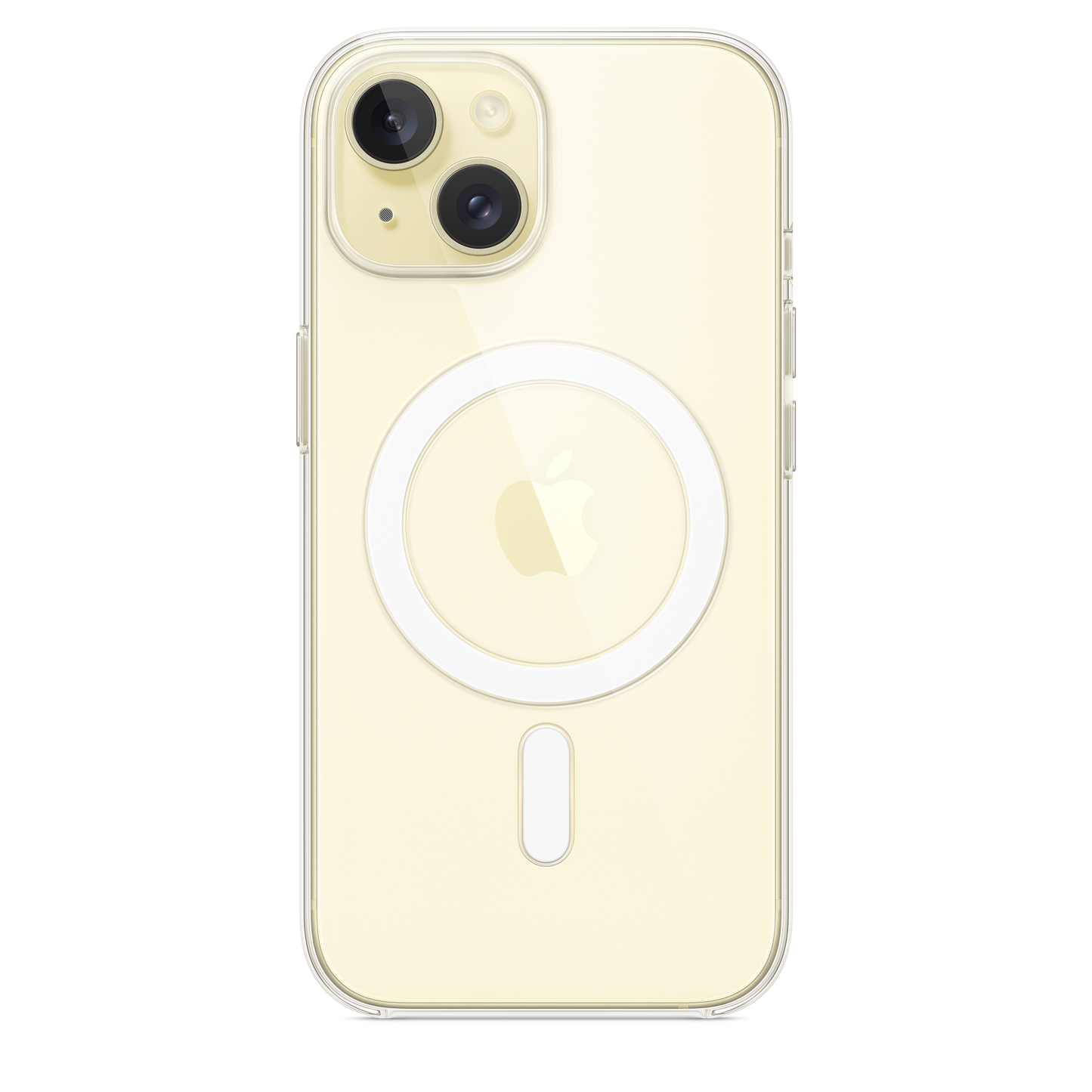 Coque transparente avec MagSafe pour iPhone 15