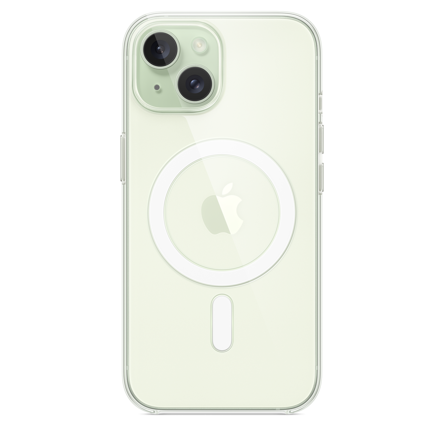 Coque transparente avec MagSafe pour iPhone 15