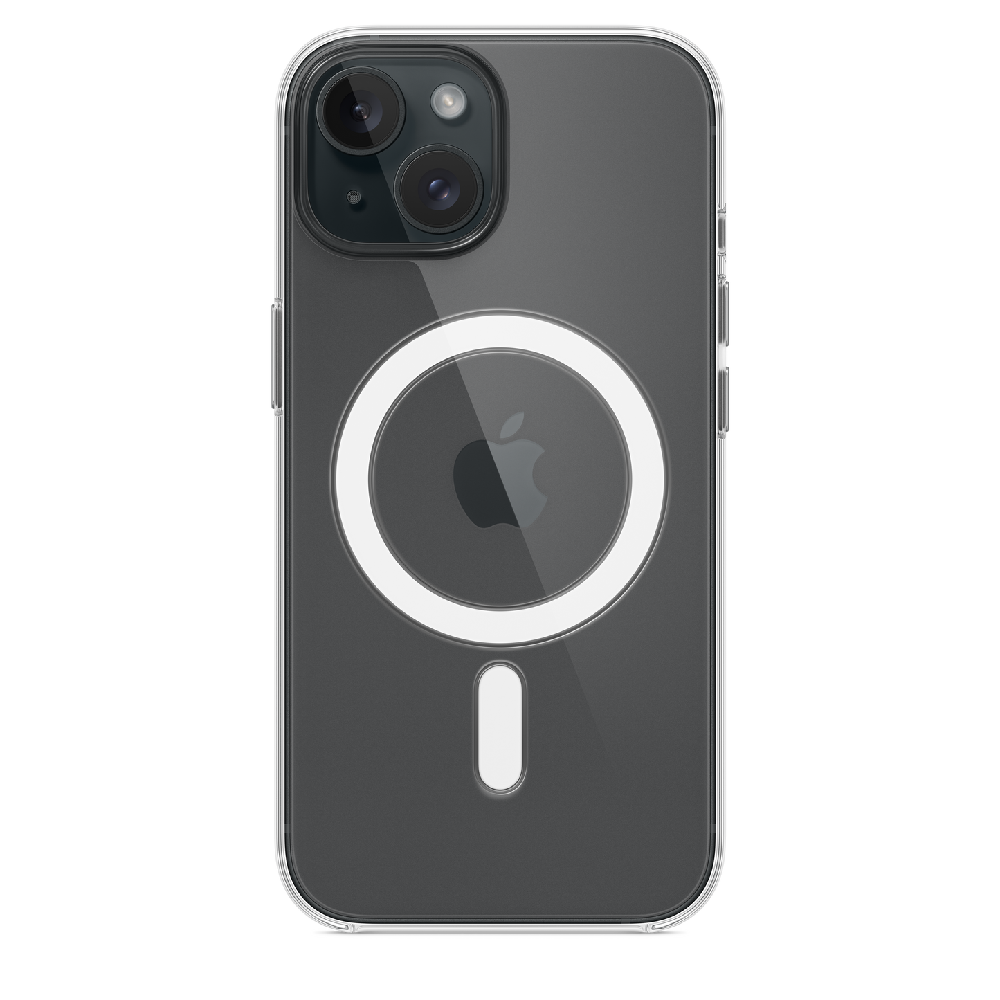 Coque transparente avec MagSafe pour iPhone 15