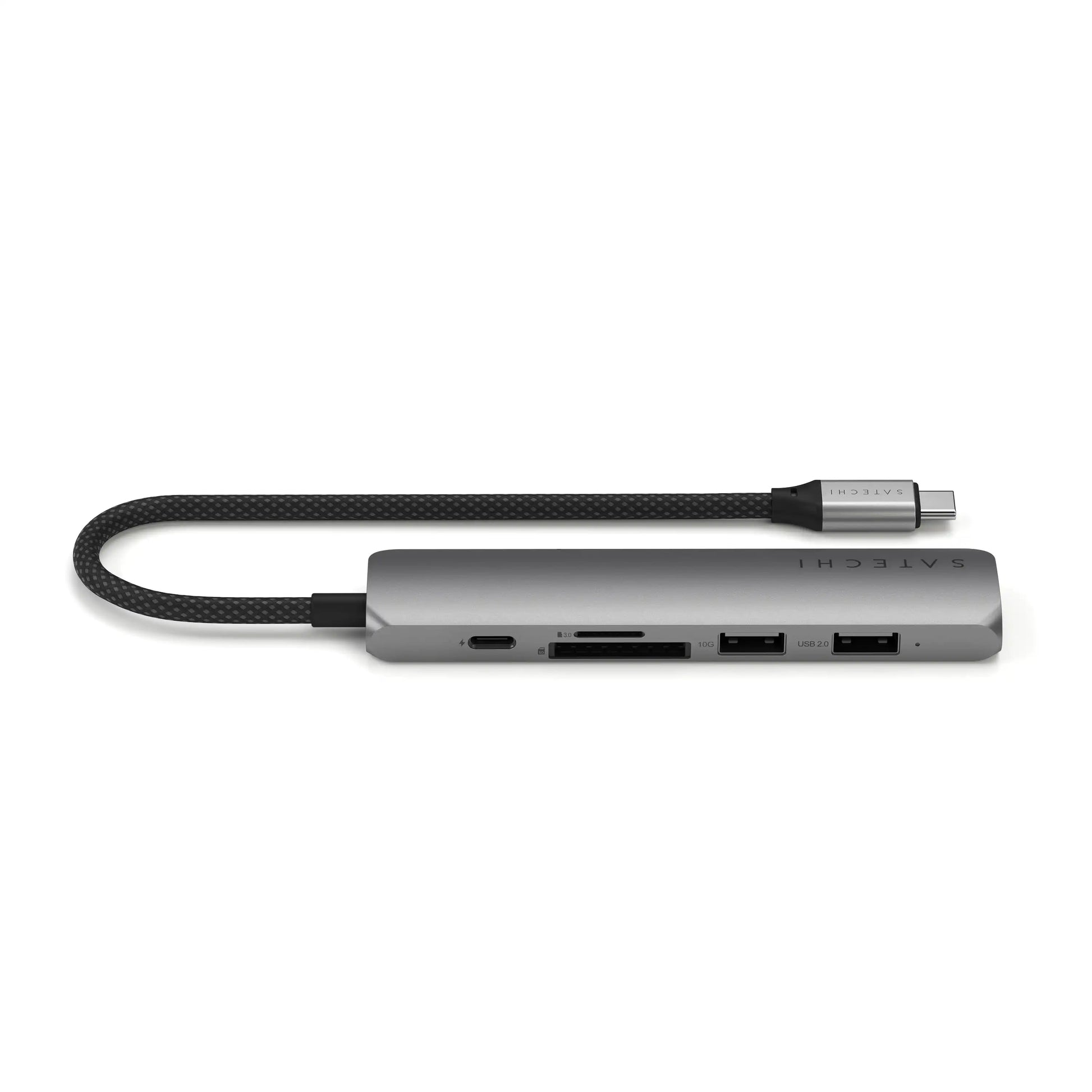 Satechi Adaptateur Multiport USB-C 6 en 1 • Gris Sidéral
