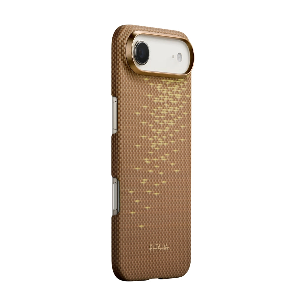 Pitaka Ultra Slim Case for iPhone Air • Golden Glint