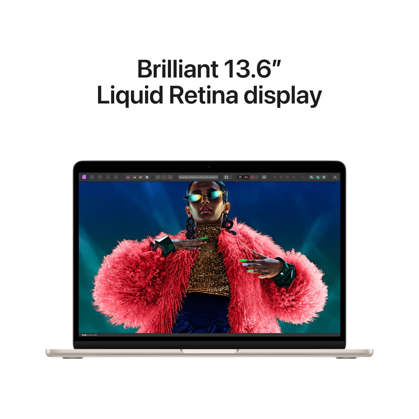 MacBook Air 13" M3 8C/8GB/512GBSSD/GPU 10C • Suisse-Français • Lumière Stellaire