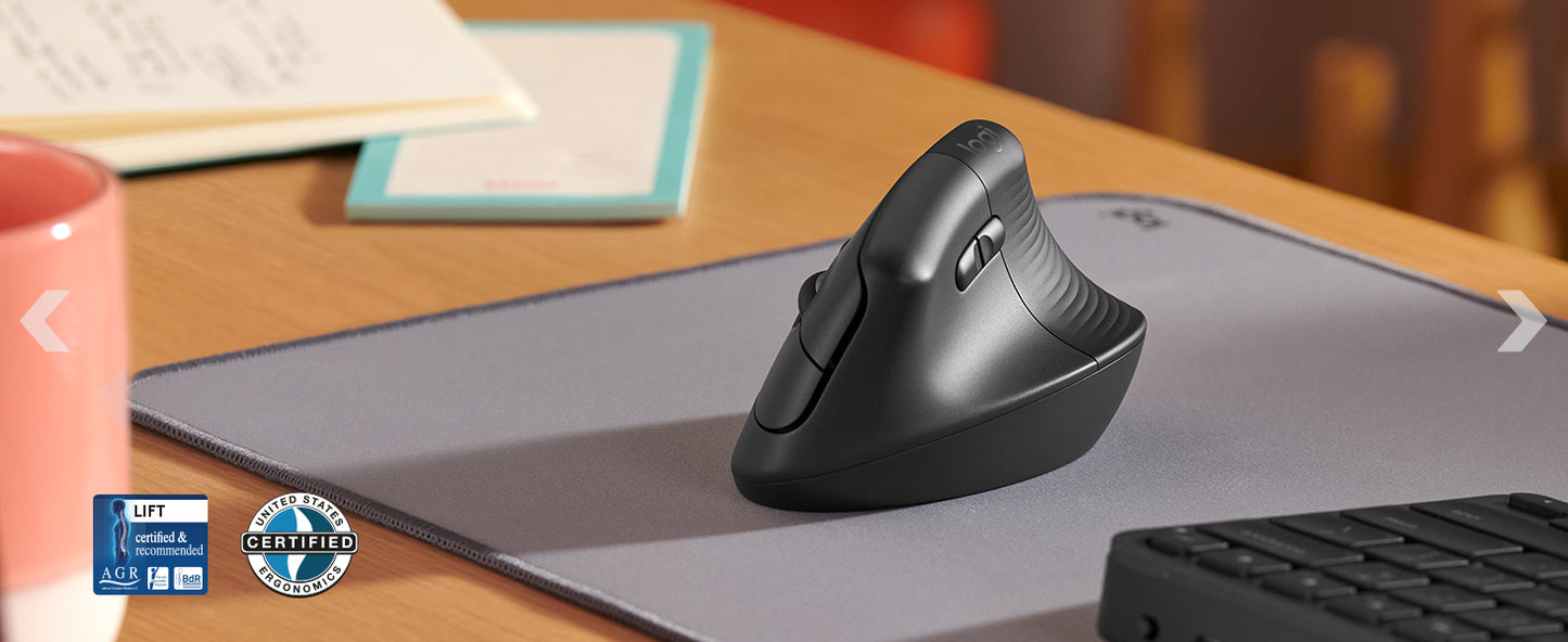 Logitech Lift RF sans fil + Bluetooth