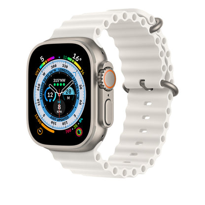 Apple Bracelet Océan • 49mm • Blanc