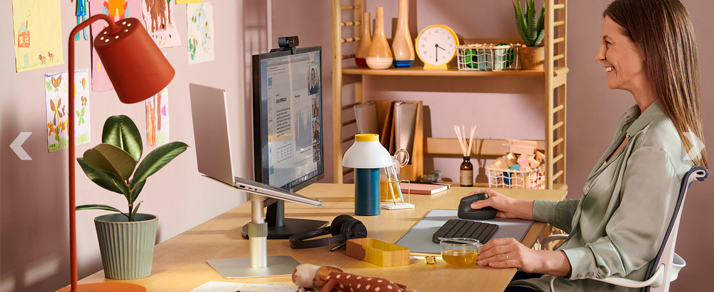 Logitech Lift RF sans fil + Bluetooth