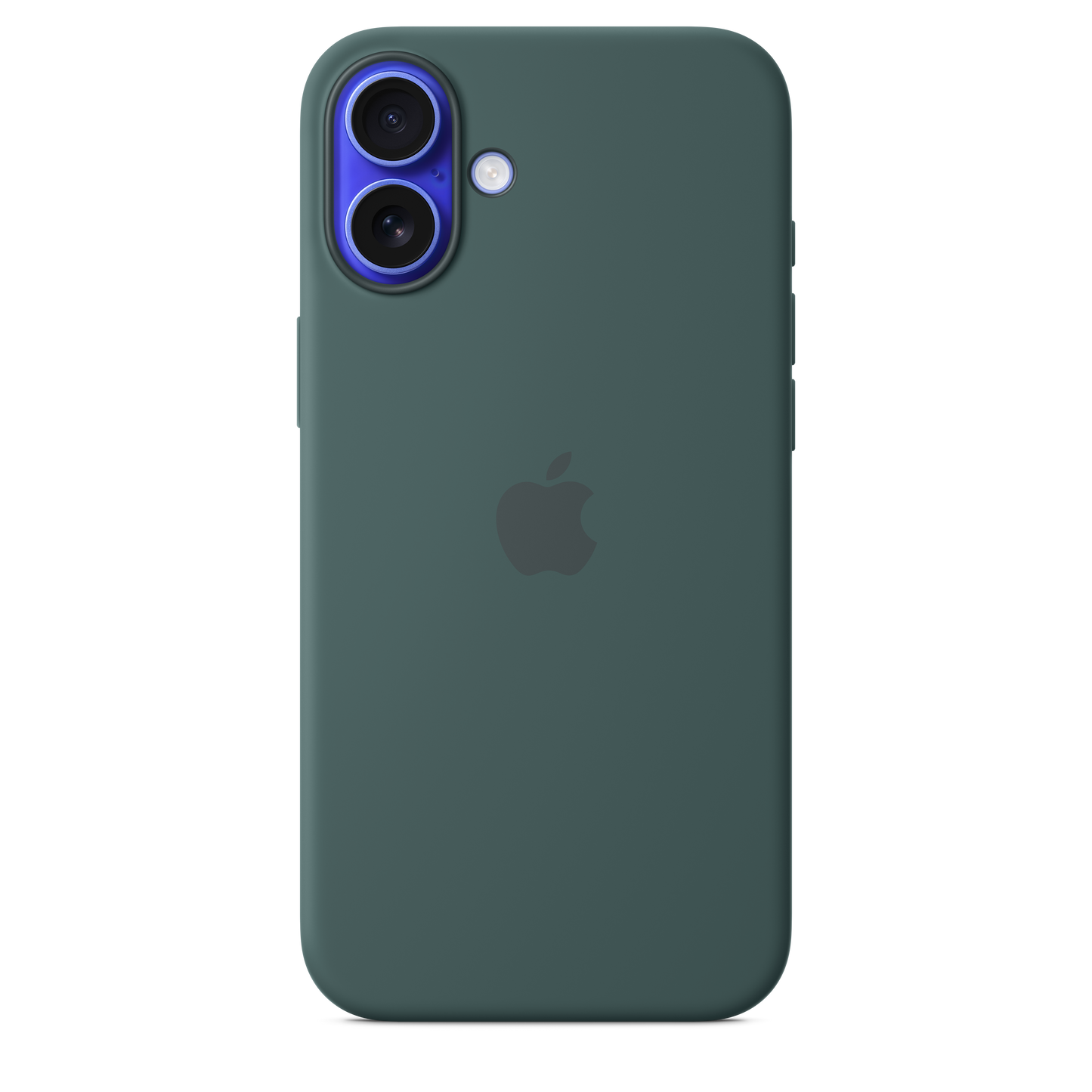 Coque en silicone avec MagSafe pour iPhone 16 Plus - Vert lacustre