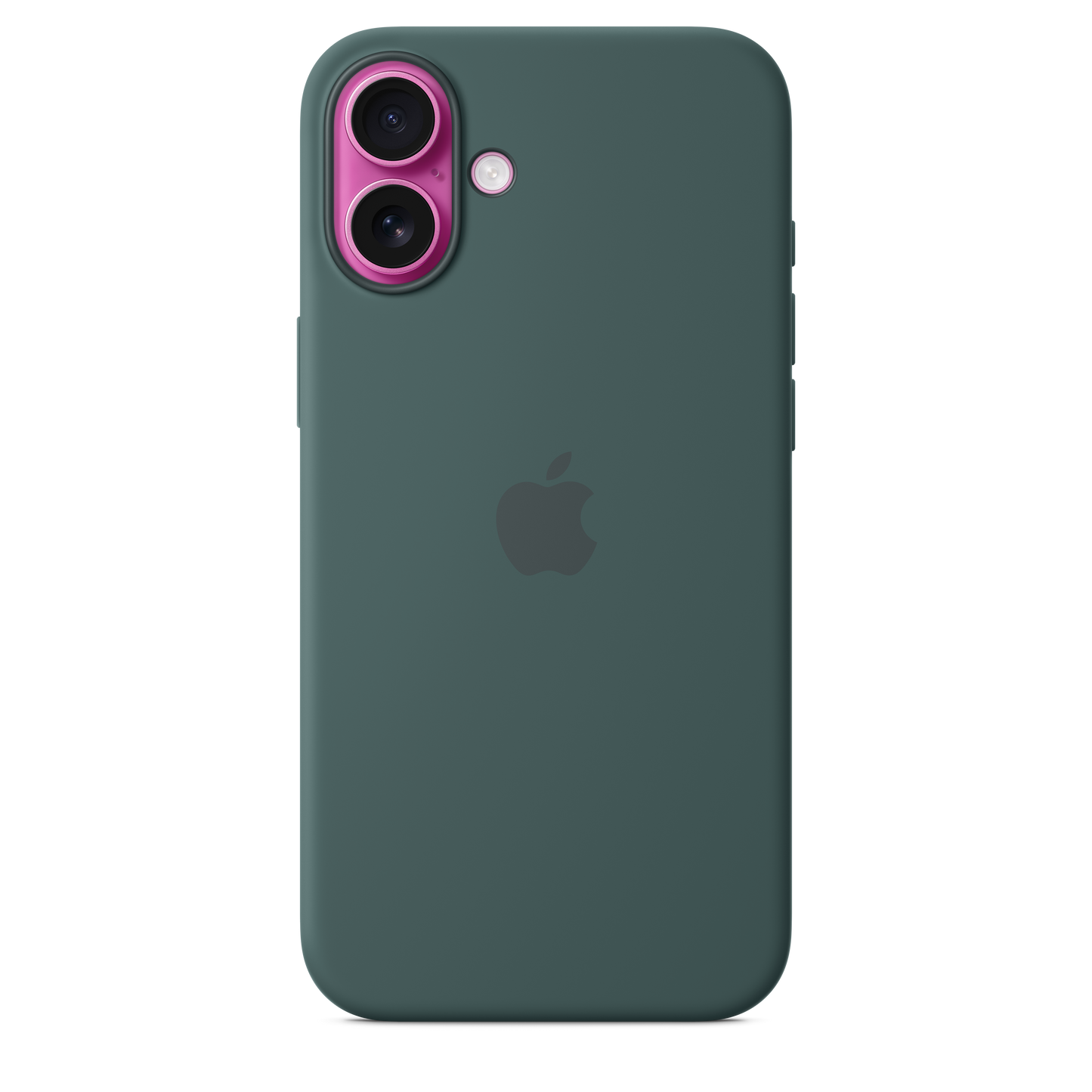 Coque en silicone avec MagSafe pour iPhone 16 Plus - Vert lacustre