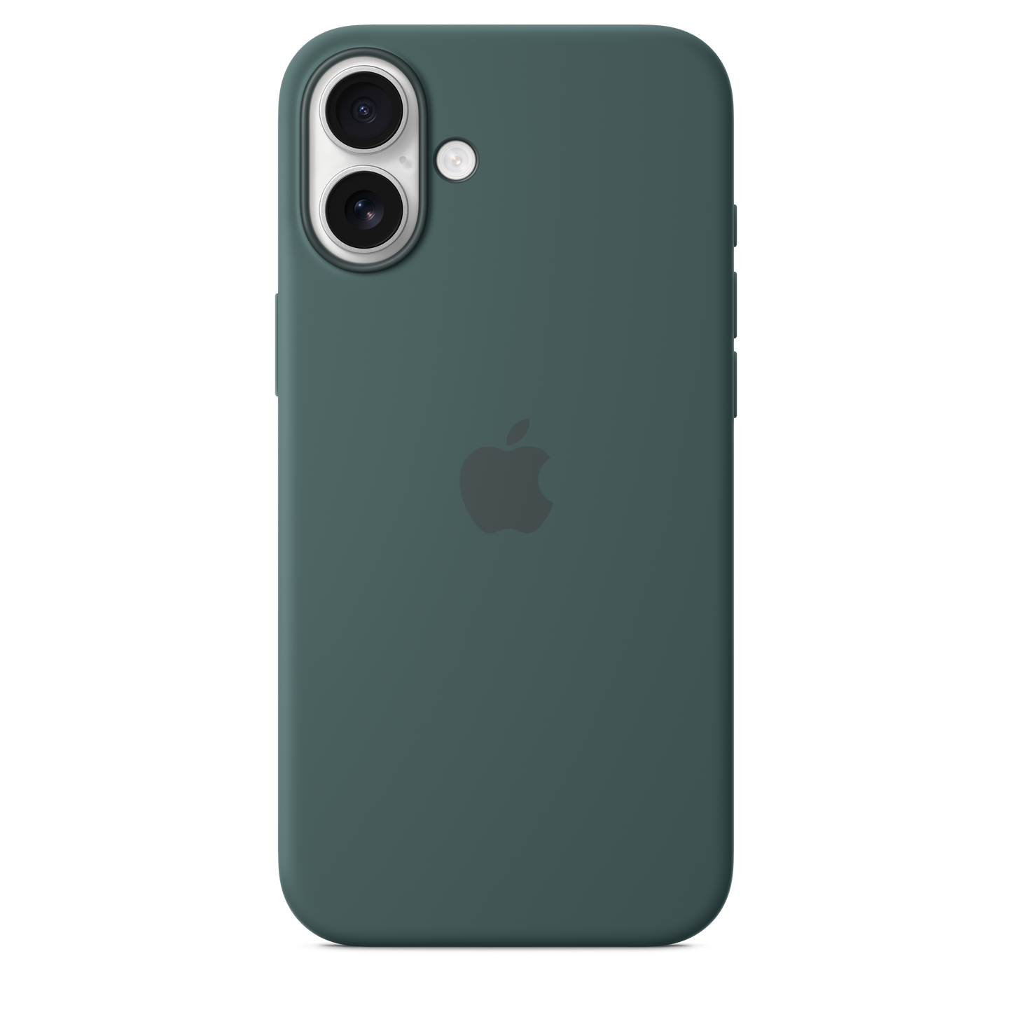 Coque en silicone avec MagSafe pour iPhone 16 Plus - Vert lacustre