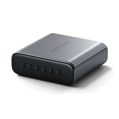 Satechi • Chargeur de Bureau USB‑C 6 Ports GaN 200 W • Gris