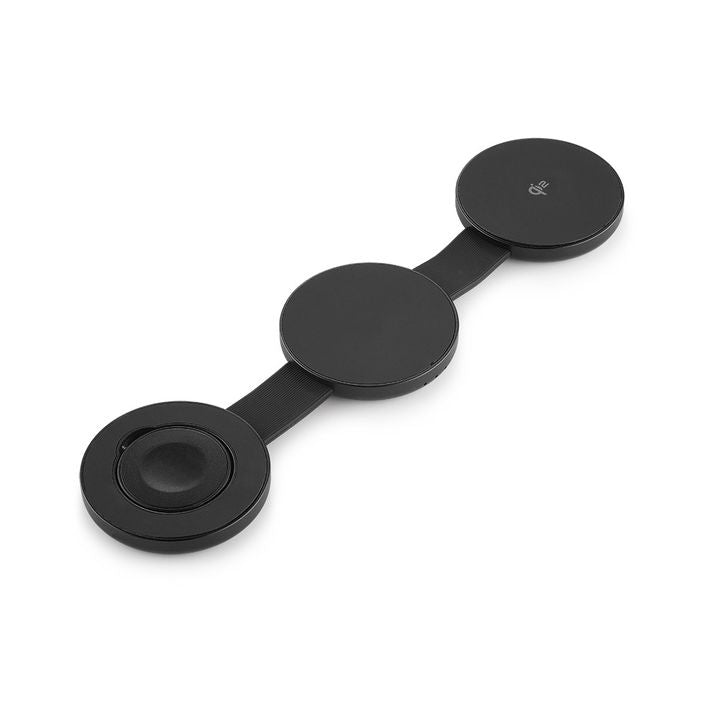 Lineheart • Chargeur 3 en 1 sans fil Qi2 • Noir